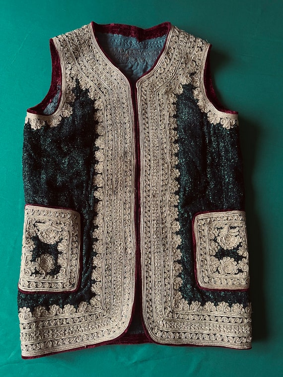 Afghan Vintage Chermadozi Vest - image 3