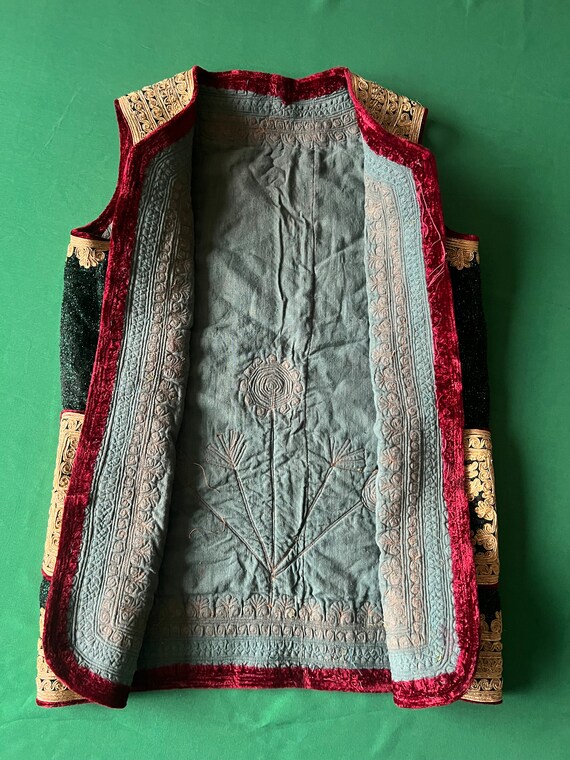 Afghan Vintage Chermadozi Vest - image 2