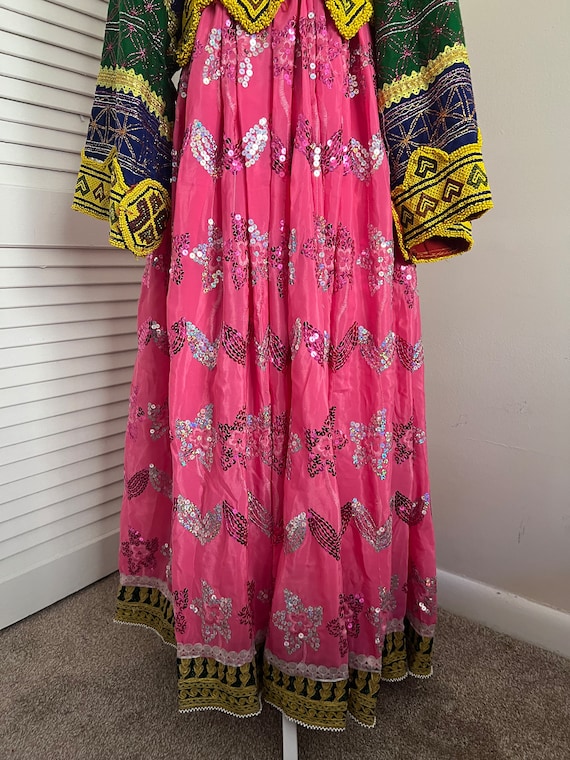 Afghan vintage Handmade Dress - Khaal Collection - image 9