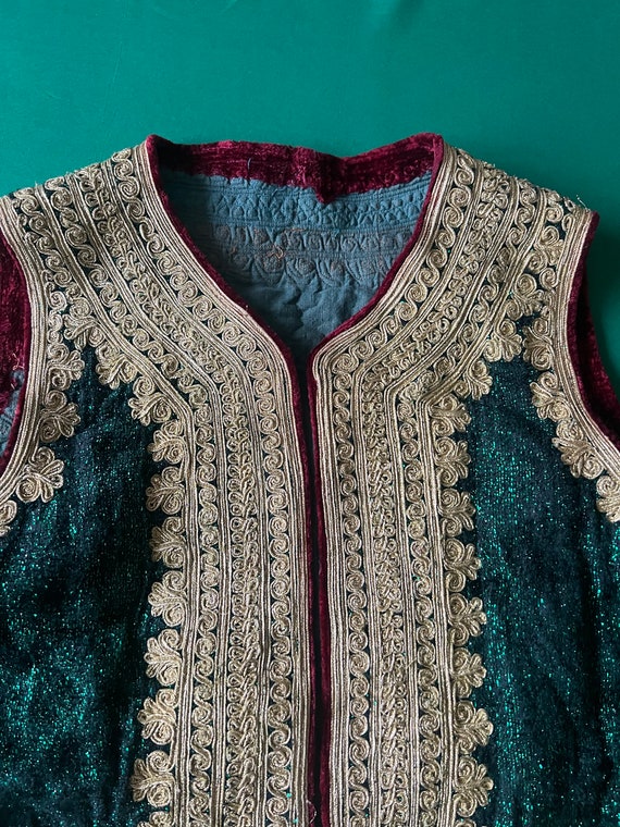 Afghan Vintage Chermadozi Vest - image 4