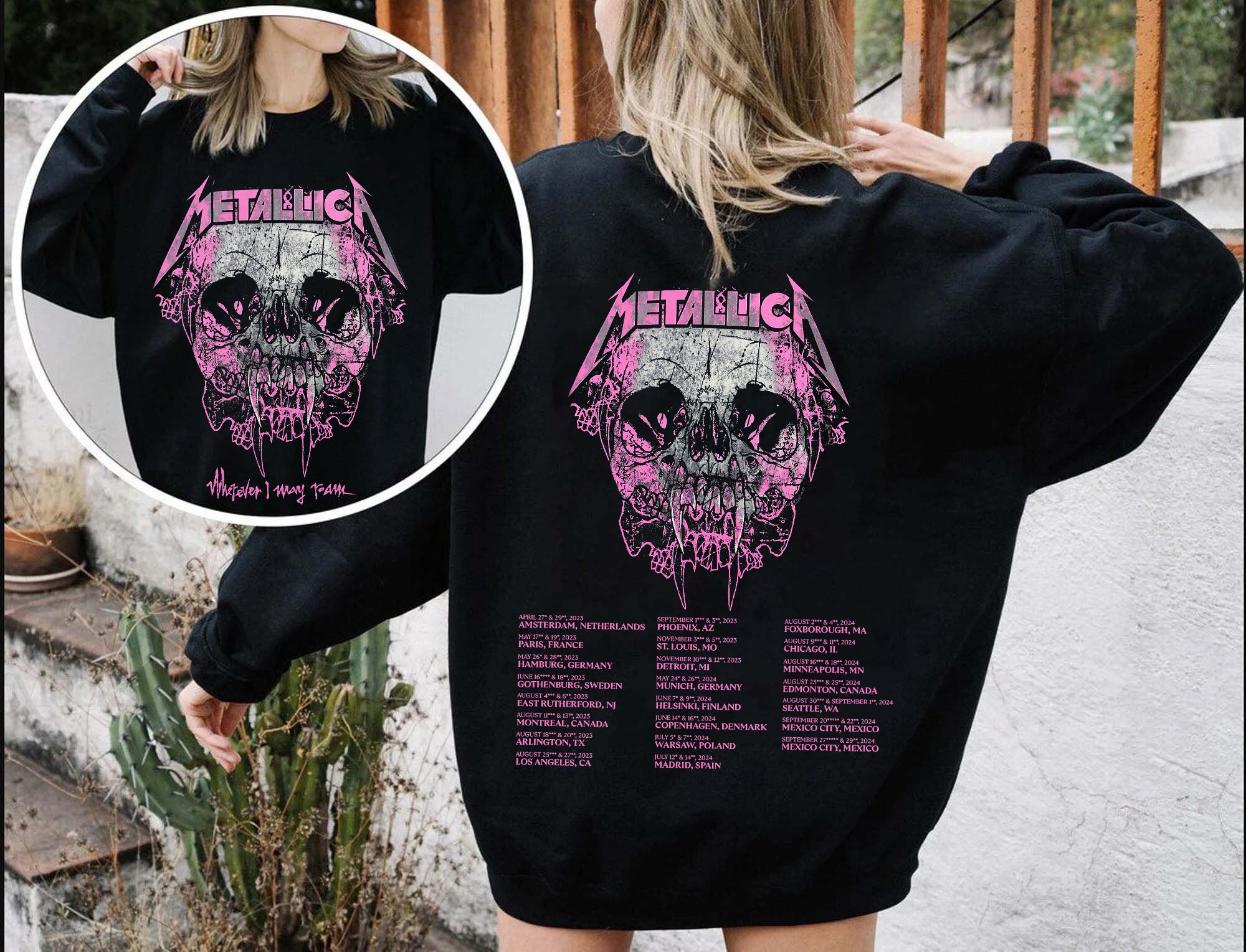 Metallica POP up shop Montreal august 10th 13th 2023 shirt, hoodie, sweater  and long sleeve