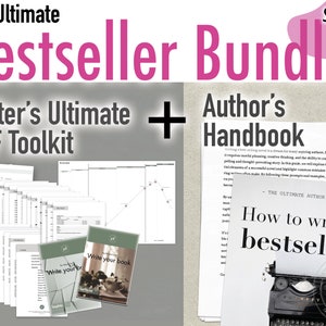 Author Brand Starter Kit Author Planner Writing Template Novel Writing  Digital Download Printable Book Planner 