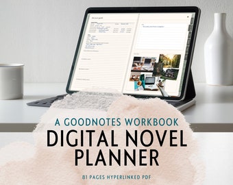 GoodNotes Digital Novel Planner: Author's Outline & Writing Guide (PDF)