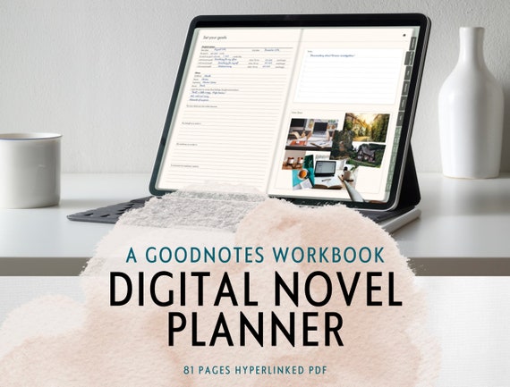 GoodNotes Digital Novel Planner: Author's Outline & Writing Guide (PDF)