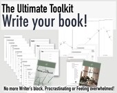 Author Writer Book Planner Workbook | Write a Novel | Write a Book in 30 Days | Book Outline and Templates | Printable Instant Download PDF