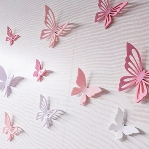 Acrylic Wall Butterflies | Wall Butterflies | Wall Pops | Butterflies | Christmas Gifts | Wall Decor | 3D Butterflies | Kids Bedrooms |