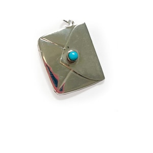 Vintage HM Sterling Silver Envelope Charm with Hinged Lid