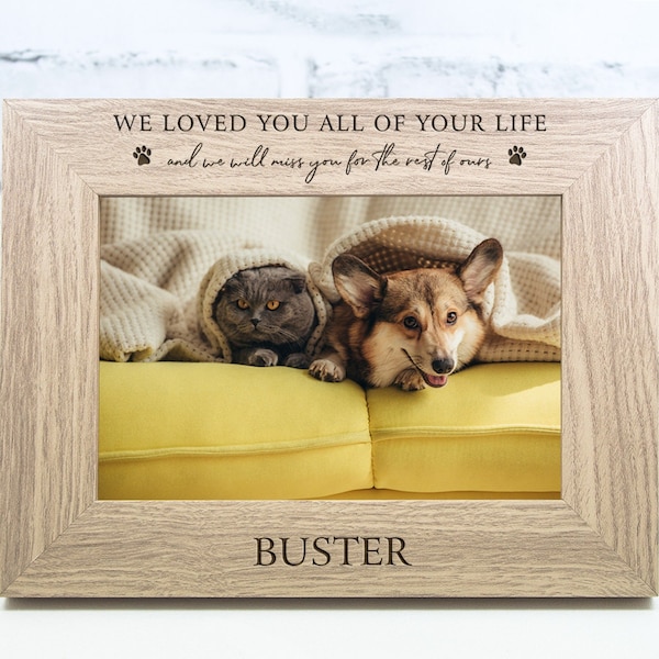 Personalised Pet Memorial Frame