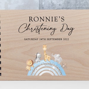 Personalised Christening Guest Book