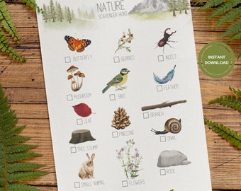 Nature Scavenger Hunt for Kids | Kids Activity | Outdoor Game