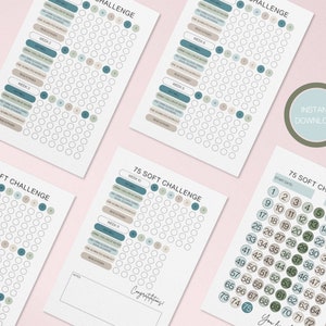 75 Soft Challenge, Track Your Progress and achieve your Health Goals, 75 Soft Challenge Tracker