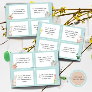 Easter Scavenger Hunt Easter Indoor Treasure Hunt Game for Kids  12 Treasure Hunt Clues Easter Activity for Kids