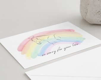 Pet Sympathy Card Printable,pet Condolence Card, Horse Sympathy Card ...