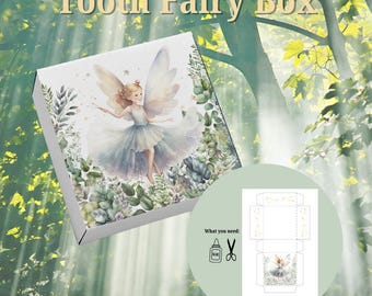 DIY Paper Tooth Fairy Box | Keepsake, Tooth Note