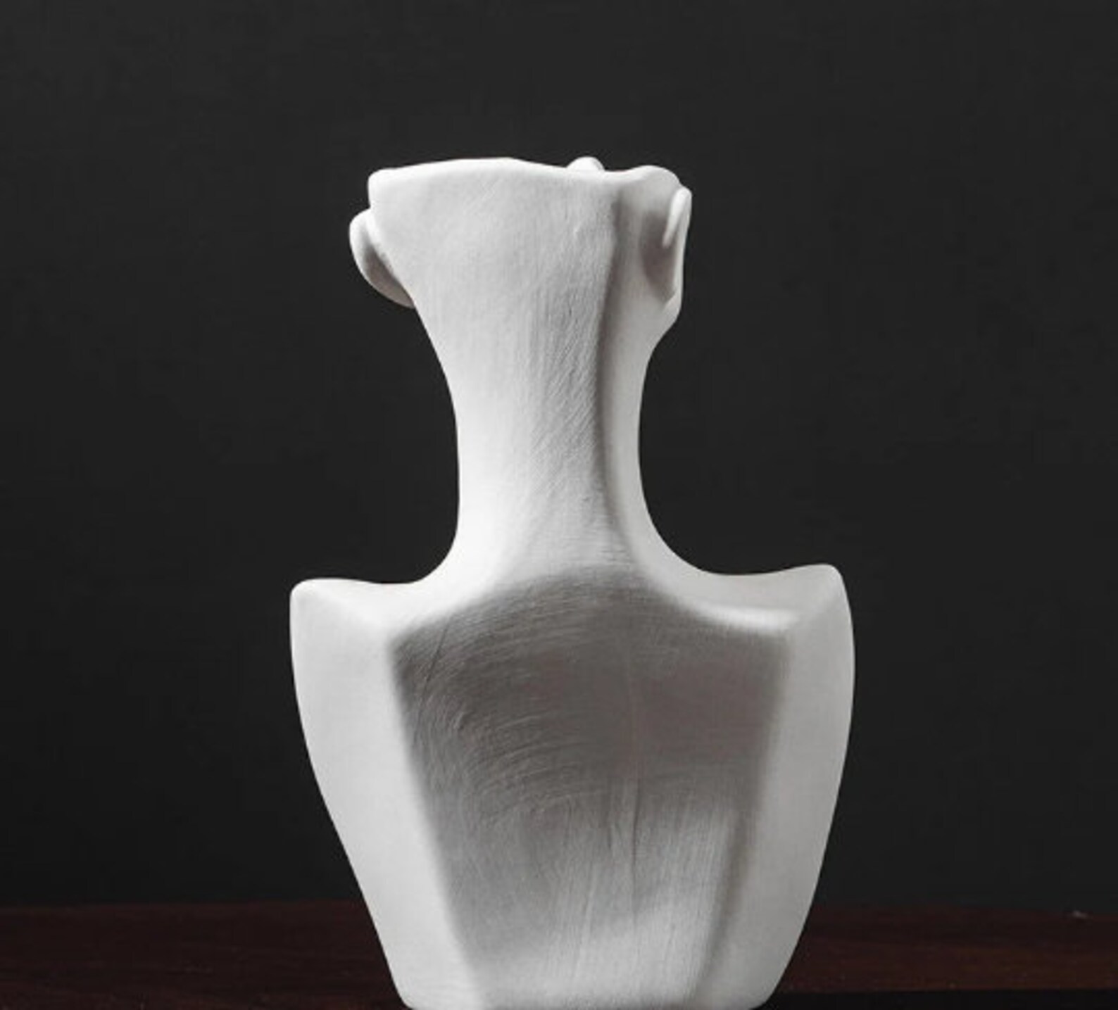 Lady Face Vase White Head Vase Black Head Planter Face Etsy