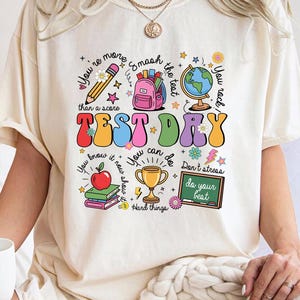You Are More Than A Test Score Shirt, Teacher Testing Shirts, Teacher Life Tees, Motivational Teacher T-Shirt, School Test Day Shirt