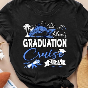 Personalized Graduation Cruise 2024 Shirt, Grad Cruise Squad Shirt, Graduate Vacation Shirt, Grad Cruise Trip Shirt