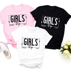 Custom Girls Trip 2026 Shirt, Girls Vacation Shirts, Great Memories Tee, Girls Weekend Tshirt, Matching Travel Tees, Besties Trip Matching