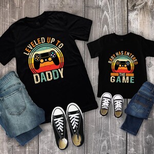Pappa och bebis matchande t-shirt, pappa och bebis, pappa och bebis matchande t-shirt bild 3