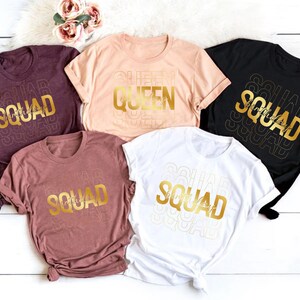 Custom Birthday Queen Birthday Squad Shirt, Birthday Crew Shirt for Woman, Birthday Group Shirts, Birthday Party T-shirt, Gift for Her