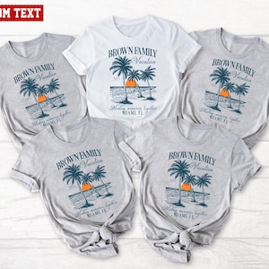 Custom Family Vacation 2025 Shirts, Making Memories Together Tee, Custom Family Beach Vacation Shirt, Summer Family Matching Tee
