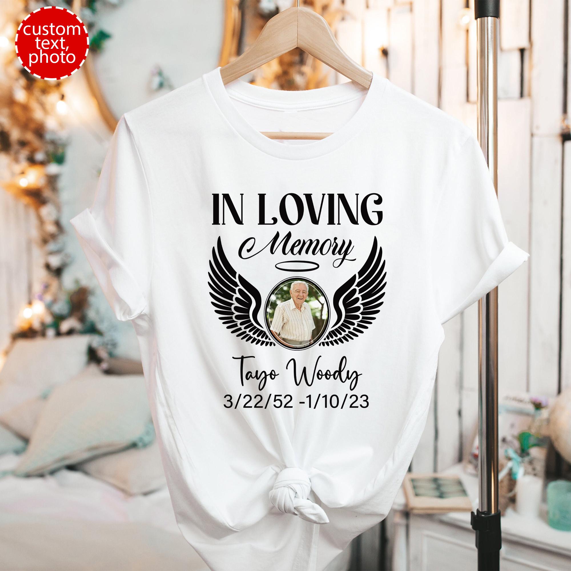 Personalized in Loving Memory T-shirt, Memorial Loss Shirt, CUSTOM