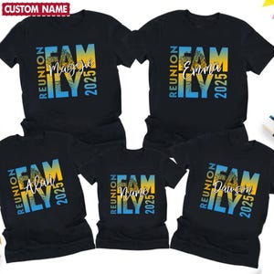 Custom 2025 Family Reunion T-Shirt, Family Reunion Gift, Family Vacation Shirt, Family Together Tee, Family Group Matching Shirt