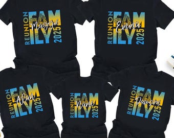 Benutzerdefinierte 2025 Familientreffen T-Shirt, Familientreffen Geschenk, Familienurlaub Shirt, Familie zusammen T-Shirt, Familiengruppe passendes Shirt
