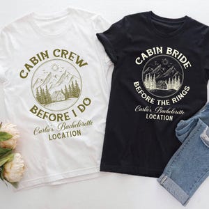 Personalized Cabin Crew Bachelorette Shirts, Custom Vintage Camping Bachelorette Sweatshirt, Bachelorette Weekend Tee, Bridesmaid Gift