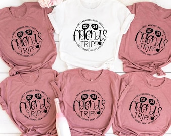 Vänners resa 2024-tröja, Vänners semester-t-shirt, Vänners reseoutfit, Vänners grupptröja, matchande resetröja, bästa vänpresent