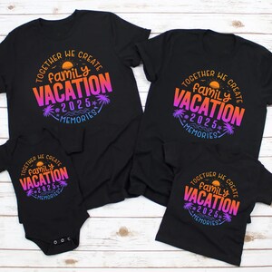 Customized Family Vacation Creating Memories Together Shirts, Family Beach Trip Shirt, Summer Family Tee, Funny Beach Travel Shirt