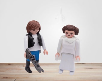 Playmobil Custom Han Solo and Leia