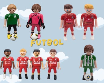 Personalized Playmobil Soccer Player – Custom figure with team, number, and accessories | Original gift for fans and collectors