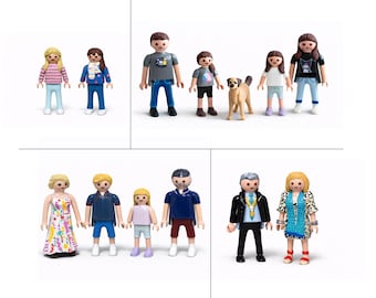 Personalisierte Playmobil-Figur nach Ihrem Foto – Einzigartige, handgefertigte Figur, personalisierte Miniaturskulptur, originelles und berührendes Geschenk