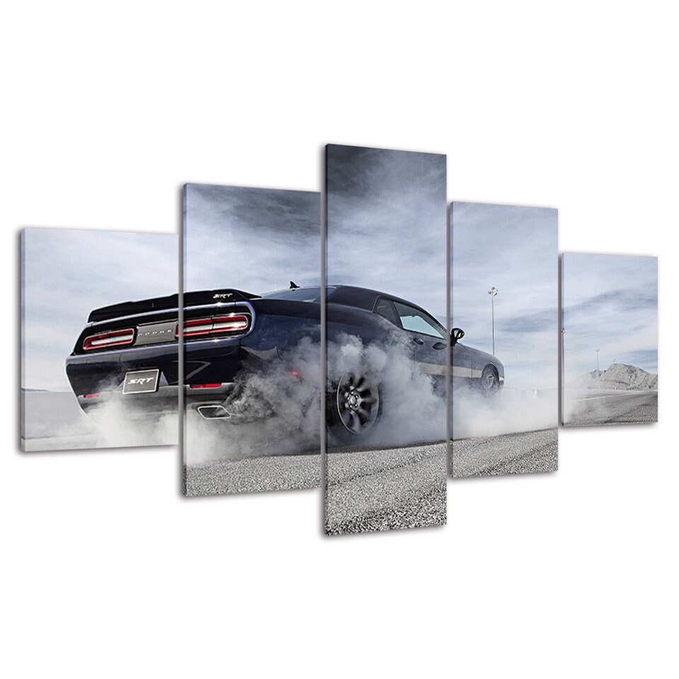 チャレンジャーマッスルカー キャンバス 5ピース 5パネル