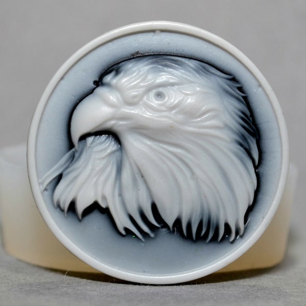 Cupcake polymer clay chocolate resin fimo mold EAGLE cameo  SILICONE MOULD