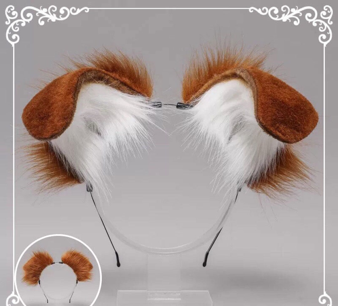 Puppy Ears Realistic Dog Ears Faux Fur Ears Dog Ears Etsy