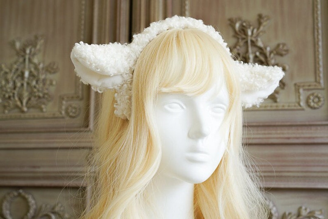 Sheep Ears Headband Animal Cosplay Ear White Sheep Ears Etsy