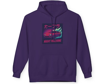 Sudadera con capucha Toyota Supra MK4 / Sudadera JDM con gráfico Night Machine