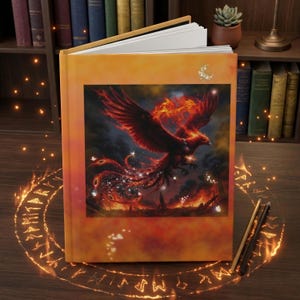 Phoenix Hardcover Journal - Creative Writing Notebook (Sunrise Edition)