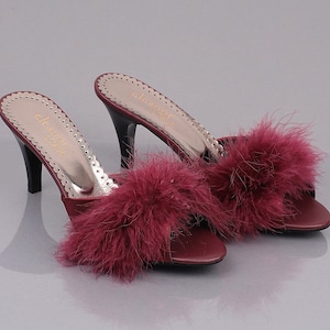 Marabou mules uk hot sale