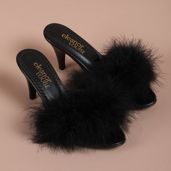 marabou shoes