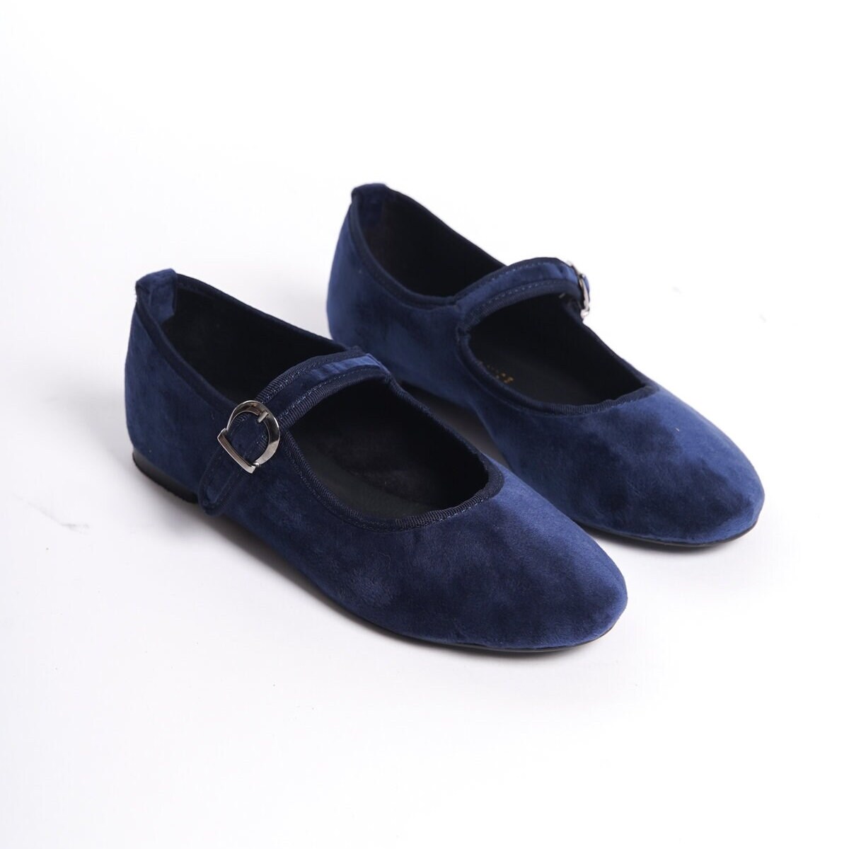 バレエシューズ VELVET MARY JANE - 7 Colors Women's Velvet Mary Jane Shoes Flat Ballet Colors - Walmart.com