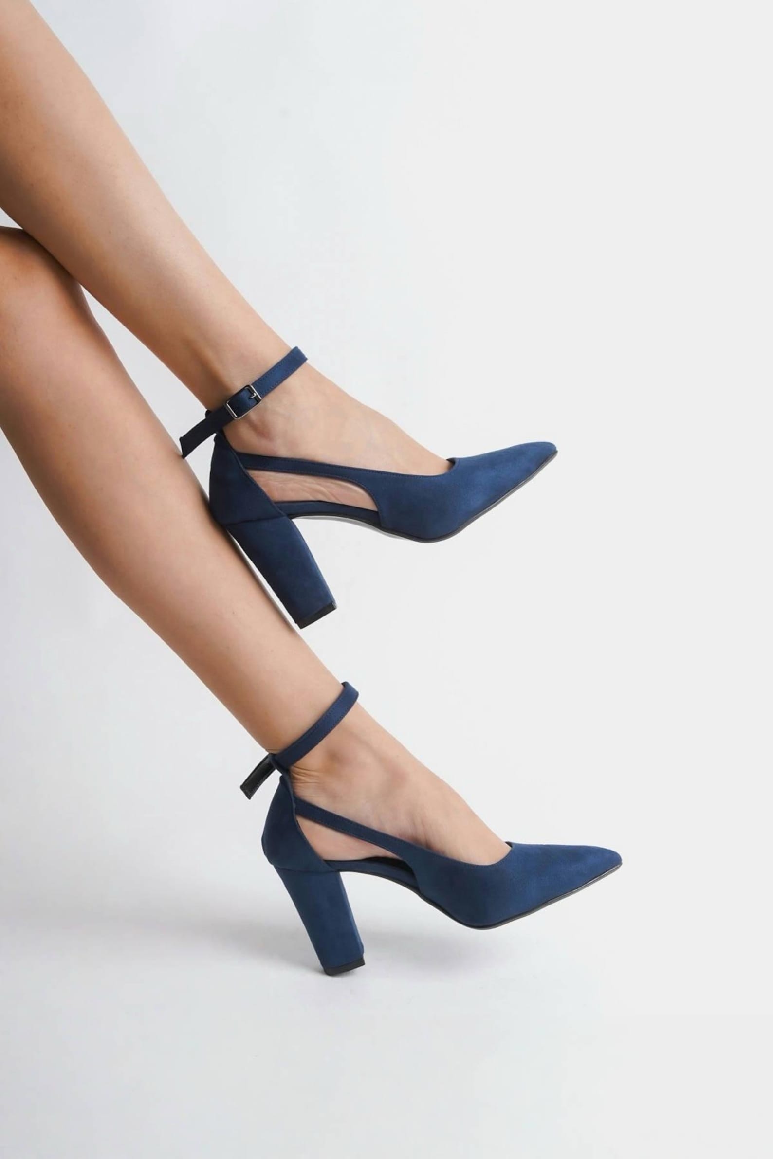 Navy Suede Heels, Blue Suede Shoes, Blue High Heels, Navy Blue Heels — free download