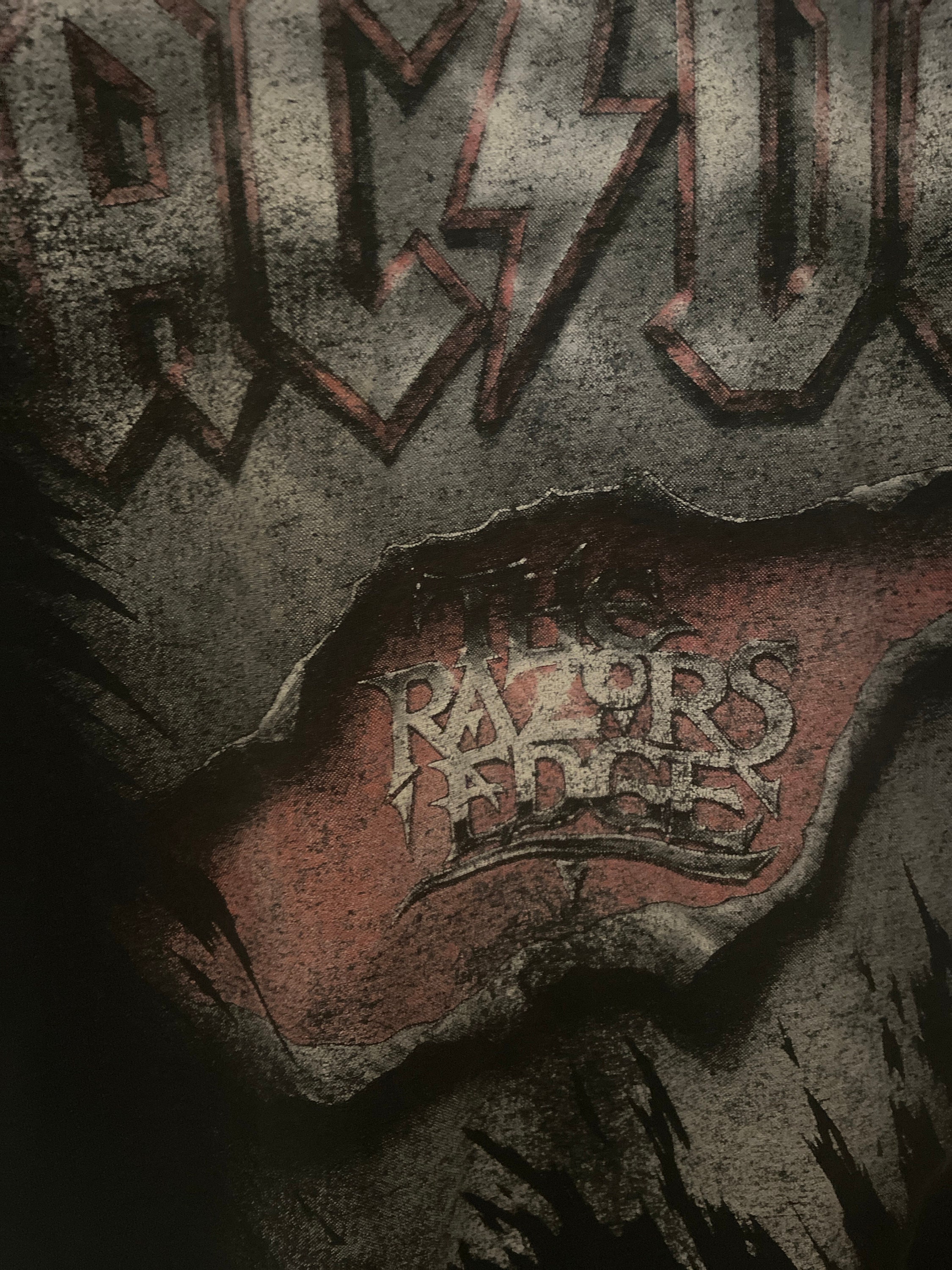 Original AC/DC Razors Edge Tour T-shirt 1991 - Etsy