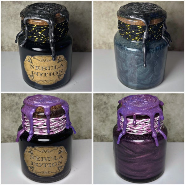 Nebula potion magique (Ciel étoilé) | décoration pour la bibliothèque | potions scintillantes |potions scintillantes | décoratif