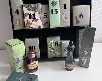 Magic Potion Advent Calendar filled Glass Magic Potion Calendar Small  Storage Cabinet 24 Doors Magic Magic Magic Potion Set - Etsy