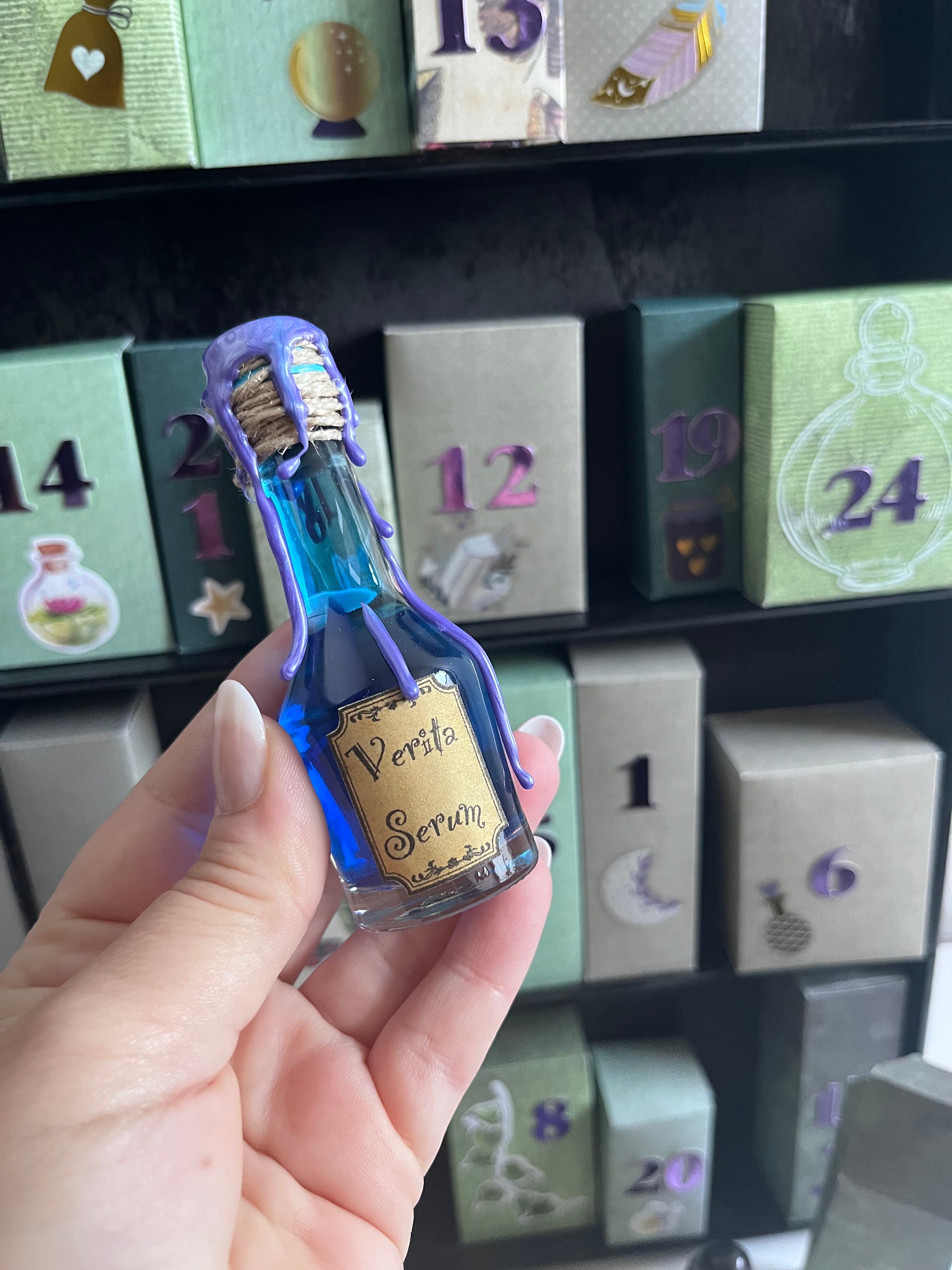 Magic Potion Advent Calendar filled Glass Magic Potion Calendar Small  Storage Cabinet 24 Doors Magic Magic Magic Potion Set - Etsy