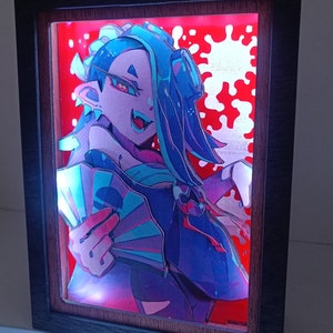 Shiver Splatoon Diorama Nachtlicht: Grizzco Industries Schattenbox
