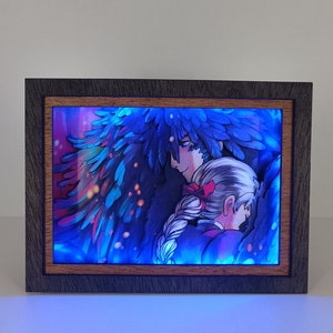 Color-Changing Howl&#39;s Moving Castle Lamp – Studio Inspired Night Light, Magical Anime Room Decor
